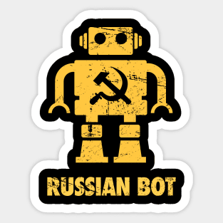 Funny Russian Bot / Internet Troll Sticker